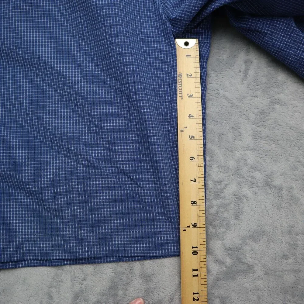 Callaway Shorts Mens 34 Blue check Golf Lightweight Hiking Golfing
